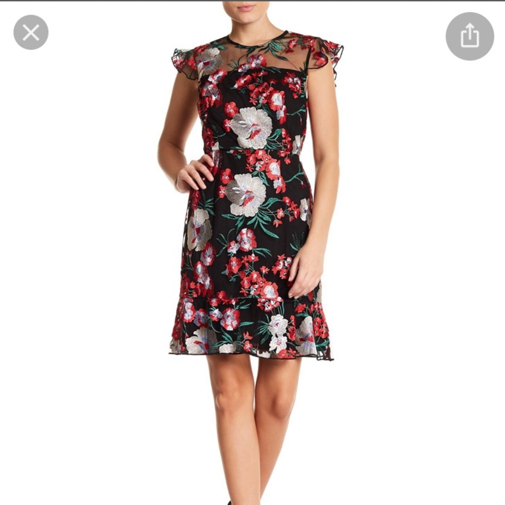 Embroidered Dress 🖤 Donna Morgan - NWT